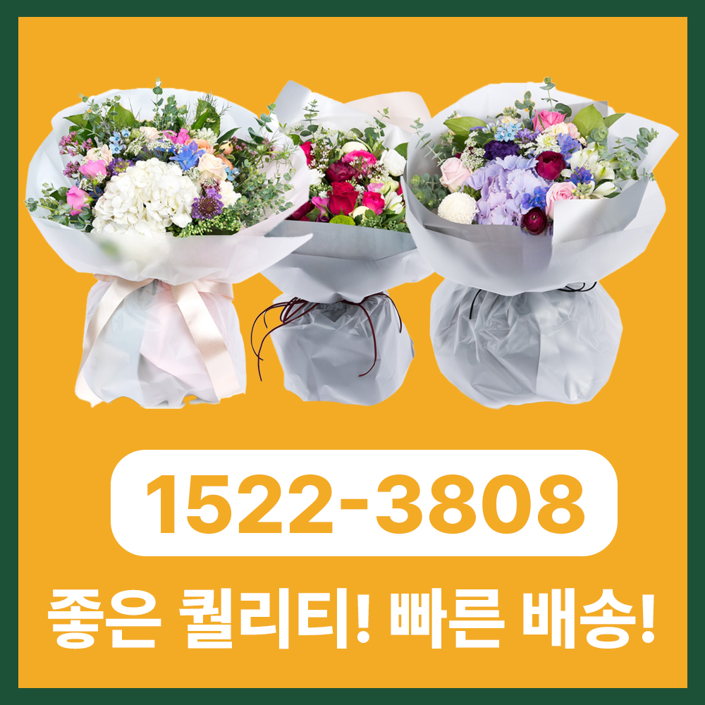 인천화환 공항·병원·행사장까지 빠르고 정중한 전국 3시간 당일배송